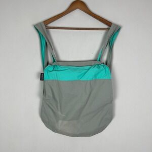 Notabag Backpack Bag Gray Seafoam Green Travel Nylon Cotton Casual Lightweight